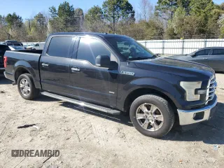 2015 Ford F-150 XL with VIN 1FTEW1CP2FKF13279, listed as a Copart auction lot 48454045 with 150,294 mi miles and Salvage title. Bid and sale history available at DreamBid. Image 4.