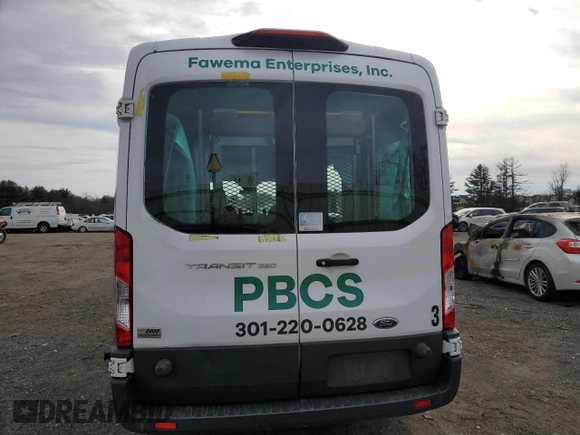 2018 Ford Transit Passenger XL with VIN 1FBZX2CM3JKB15408, listed as a Copart auction lot 49072305 with Not Provided miles and Salvage Title. Bid and sale history available at carsss.com. Image 6.