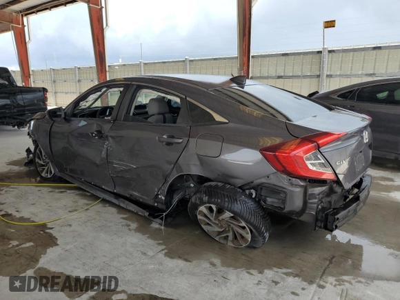 2017 Honda Civic LX with VIN 19XFC2F56HE206118, listed as a Copart auction lot 58777885 with 59,710 mi miles and Salvage title. Bid and sale history available at DreamBid. Image 2.