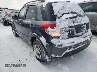 2008 Suzuki SX4 with VIN JS2YB413385111823, listed as a Copart auction lot 43507065 with 157,254 mi miles and Salvage Title. Bid and sale history available at DreamBid. Image 2.