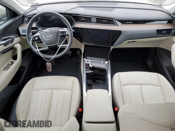 2022 Audi e-tron Premium with VIN WA1AAAGE2NB014223, listed as a Copart auction lot 62382173 with 44,146 mi miles. Bid and sale history available at carsss.com. Image 8.