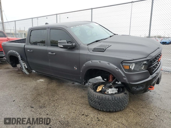 2022 Ram 1500 Big Horn with VIN 1C6SRFFT7NN236133, listed as a Copart auction lot 51318405 with 29,977 mi miles and Salvage Title. Bid and sale history available at carsss.com. Image 4.