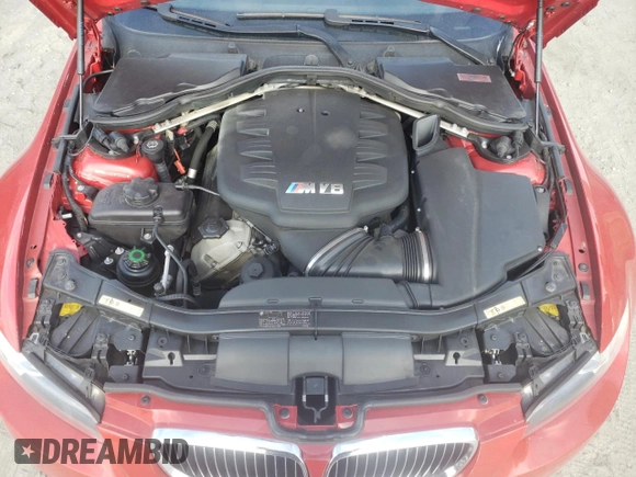 2008 BMW 3 Series M3 with VIN WBSWL93548P330085, listed as a Copart auction lot 44580405 with 91,427 mi miles and Salvage Title. Bid and sale history available at carsss.com. Image 11.