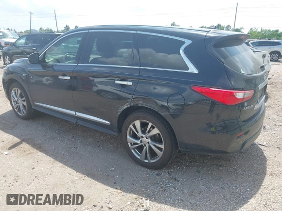 2014 Infiniti QX60 with VIN 5N1AL0MN3EC533821, listed as a IAAI auction lot 42175446 with 161,369 mi miles and . Bid and sale history available at DreamBid. Image 3.