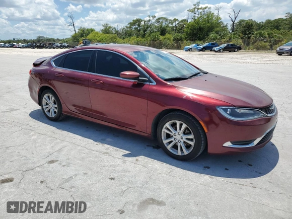 2015 Chrysler 200 Limited z VIN 1C3CCCAB6FN733384, wystawiony jako Copart lot #57103145 z przebiegiem 155 164 mil mil oraz Szkoda całkowita • Salvage title. Historia ofert i sprzedaży dostępna na DreamBid. Obrazek 4.