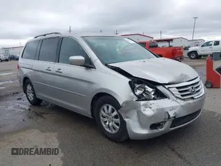 2009 Honda Odyssey EX-L with VIN 5FNRL386X9B052274, listed as a IAAI auction lot 41489597 with 175,420 mi miles. Bid and sale history available at carsss.com. Image 1.