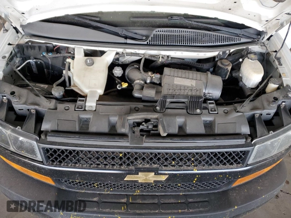2018 Chevrolet Express Cargo Van with VIN 1GCWGAFG5J1315758, listed as a Copart auction lot 86204684 with 192,498 mi miles and Salvage Title. Bid and sale history available at carsss.com. Image 11.