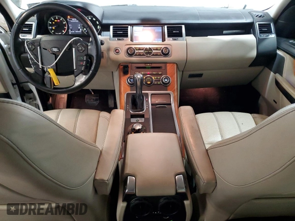 2011 Land Rover Range Rover Sport HSE Lux with VIN SALSK2D49BA715277, listed as a Copart auction lot 55667355 with 139,622 mi miles and Salvage Title. Bid and sale history available at DreamBid. Image 8.