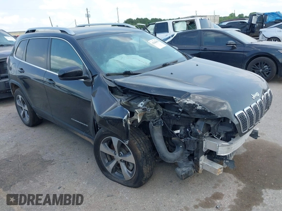 2021 Jeep Cherokee Limited with VIN 1C4PJLDX8MD183389, listed as a IAAI auction lot 42286478 with 93,677 mi miles and . Bid and sale history available at DreamBid. Image 1.