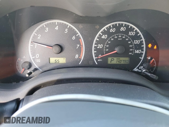 2010 Toyota Corolla with VIN 1NXBU4EE4AZ356515, listed as a Copart auction lot 44999405 with 140,790 mi miles and Non Repairable. Bid and sale history available at carsss.com. Image 9.