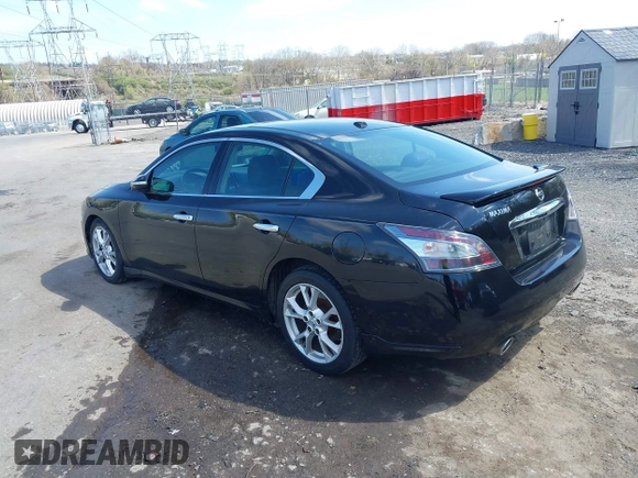 2012 Nissan Maxima SV with VIN 1N4AA5AP1CC834930, listed as a IAAI auction lot 41932919 with Not provided miles and . Bid and sale history available at DreamBid. Image 3.