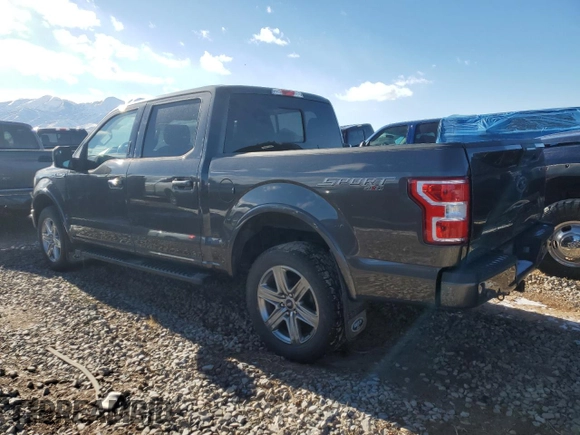 2018 Ford F-150 XL with VIN 1FTEW1EG9JKF38573, listed as a Copart auction lot 43364865 with 82,392 mi miles and Salvage Title. Bid and sale history available at DreamBid. Image 2.