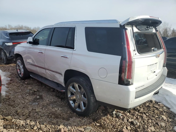 2019 Cadillac Escalade Luxury with VIN 1GYS4BKJ0KR213635, listed as a Copart auction lot 47352095 with 51,453 mi miles and Salvage Title. Bid and sale history available at carsss.com. Image 2.