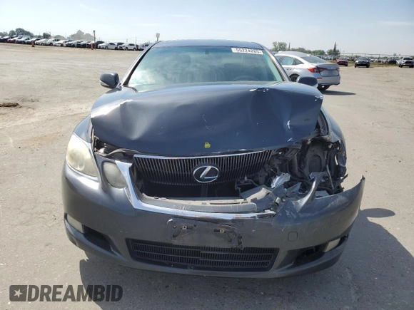 2011 Lexus GS 350 with VIN JTHBE1KS9B0053179, listed as a Copart auction lot 55224285 with 168,765 mi miles and Salvage Title. Bid and sale history available at DreamBid. Image 5.