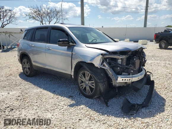 2021 Honda Passport EX-L with VIN 5FNYF8H54MB038872, listed as a Copart auction lot 56015634 with 0 mi miles and Non Repairable. Bid and sale history available at carsss.com. Image 4.