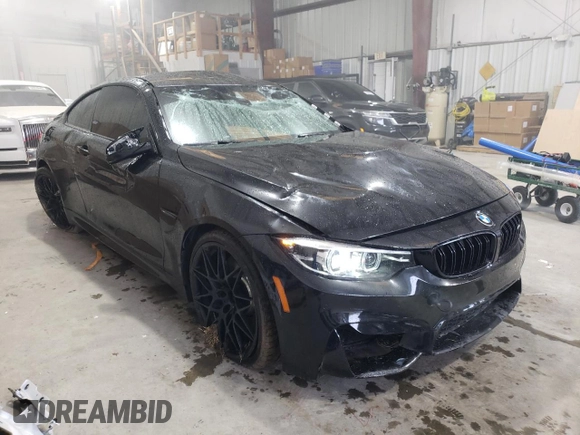 2020 BMW M4 with VIN WBS4Y9C08LFH71555, listed as a Copart auction lot 76549633 with 23,322 mi miles. Bid and sale history available at carsss.com. Image 4.