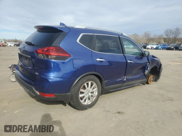 2018 Nissan Rogue SV with VIN 5N1AT2MTXJC827849, listed as a Copart auction lot 49293145 with 106,731 mi miles and Salvage Title. Bid and sale history available at carsss.com. Image 3.