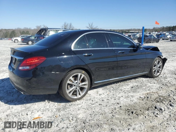 2018 Mercedes-Benz C with VIN 55SWF4JB4JU241898, listed as a Copart auction lot 49443245 with 73,906 mi miles and Salvage Title. Bid and sale history available at carsss.com. Image 3.