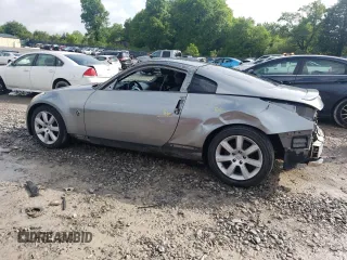 2004 Nissan 350Z Touring with VIN JN1AZ34D24M103656, listed as a Copart auction lot 55100955 with 130,561 mi miles and Salvage title. Bid and sale history available at DreamBid. Image 2.