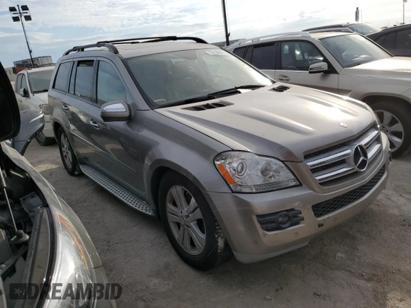 2009 Mercedes-Benz GL-Class 4.6L with VIN 4JGBF71E19A443397, listed as a Copart auction lot 76158094 with 0 mi miles and Salvage Title. Bid and sale history available at carsss.com. Image 4.