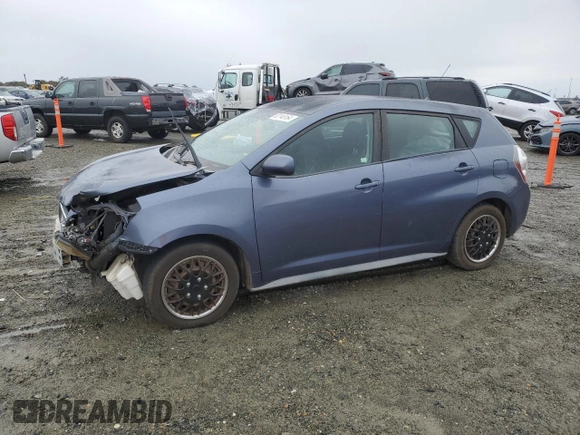 2009 Pontiac Vibe w/1SA with VIN 5Y2SP67819Z453152, listed as a Copart auction lot 82146164 with 162,326 mi miles and Salvage Title. Bid and sale history available at carsss.com. Image 1.
