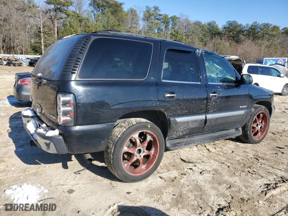 2003 GMC Yukon SLT with VIN 1GKEK13Z33R307392, listed as a Copart auction lot 38899704 with 0 mi miles and Salvage Title. Bid and sale history available at carsss.com. Image 3.