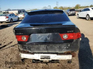 2006 Acura TSX Navi with VIN JH4CL95916C014558, listed as a Copart auction lot 75290304 with 221,520 mi miles and Salvage title. Bid and sale history available at DreamBid. Image 6.
