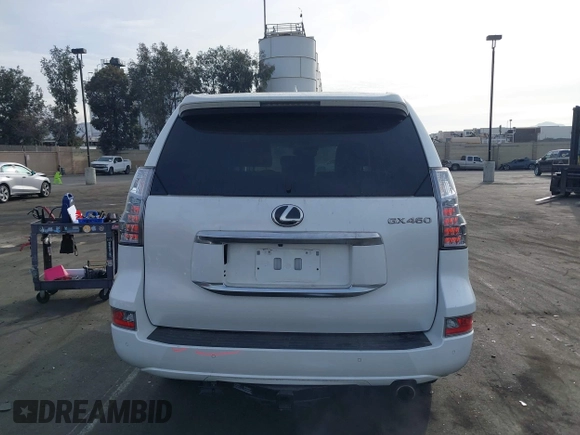 2021 Lexus GX with VIN JTJAM7BX6M5289404, listed as a IAAI auction lot 41695616 with 57,737 mi miles. Bid and sale history available at carsss.com. Image 17.