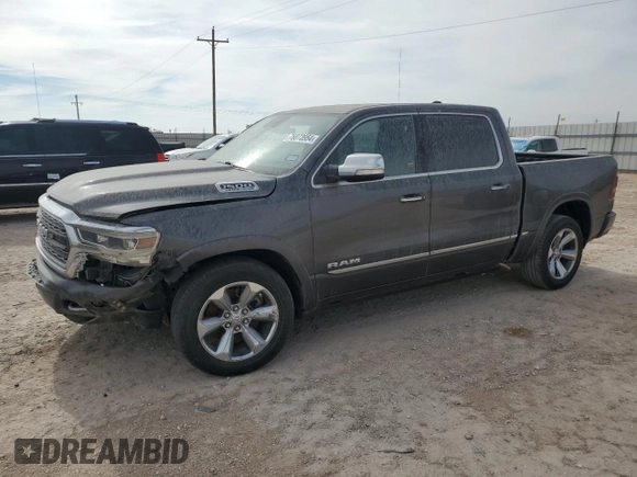 2022 Ram 1500 Limited with VIN 1C6SRFHTXNN384175, listed as a Copart auction lot 76073954 with 18,321 mi miles and Clean title. Bid and sale history available at DreamBid. Image 1.