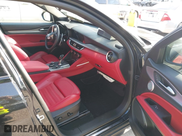 2019 Alfa Romeo Stelvio Ti with VIN ZASPAKBN6K7C46780, listed as a IAAI auction lot 41925163 with Not provided miles and . Bid and sale history available at DreamBid. Image 5.