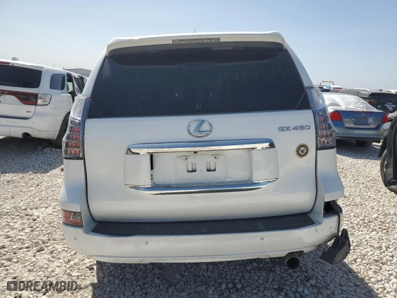 2014 Lexus GX 460 with VIN JTJBM7FX2E5085084, listed as a Copart auction lot 50129055 with 160,294 mi miles and Salvage Title. Bid and sale history available at carsss.com. Image 6.