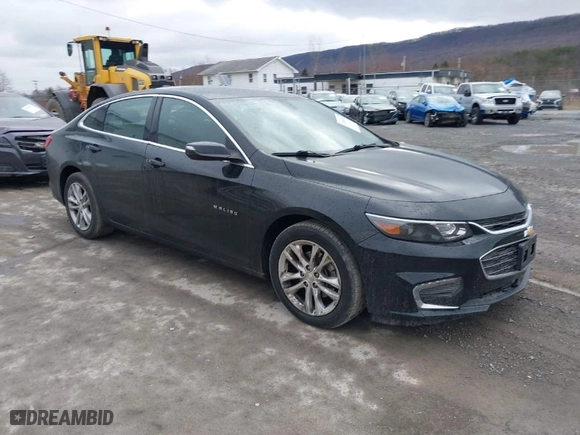 2016 Chevrolet Malibu LT with VIN 1G1ZE5ST8GF304190, listed as a IAAI auction lot 41808590 with 156,917 mi miles. Bid and sale history available at carsss.com. Image 1.
