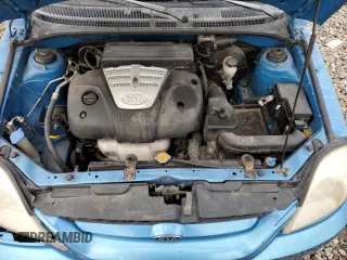 2005 Kia Rio with VIN KNADC125156375937, listed as a Copart auction lot 45710075 with 114,050 mi miles and Salvage Title. Bid and sale history available at carsss.com. Image 12.