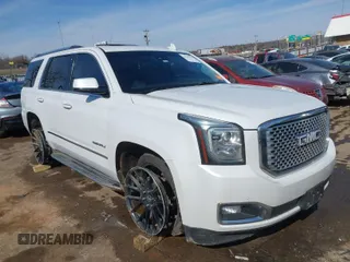 2017 GMC Yukon Denali with VIN 1GKS2CKJ2HR150892, listed as a IAAI auction lot 41559814 with 162,219 mi miles. Bid and sale history available at carsss.com. Image 1.