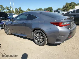 2016 Lexus RC 350 with VIN JTHHE5BC0G5012413, listed as a Copart auction lot 77954574 with 72,838 mi miles and Salvage Title. Bid and sale history available at carsss.com. Image 2.