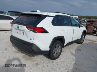 2023 Toyota RAV4 Hybrid LE with VIN 4T3LWRFV0PU090100, listed as a IAAI auction lot 40642261 with 1 mi miles. Bid and sale history available at carsss.com. Image 4.