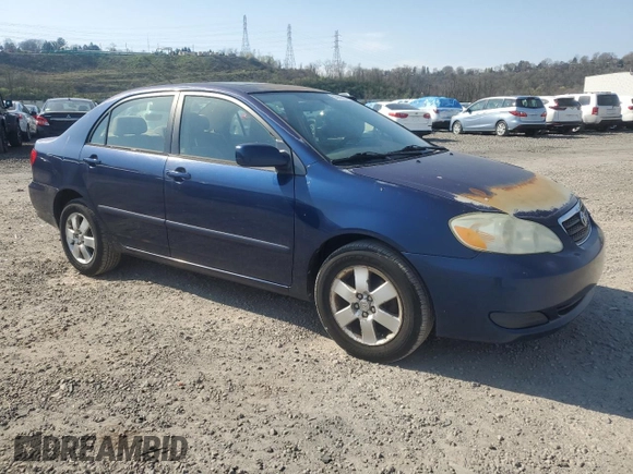 2005 Toyota Corolla CE with VIN 1NXBR30E65Z343807, listed as a Copart auction lot 53950965 with 95,260 mi miles and Clean Title. Bid and sale history available at DreamBid. Image 4.