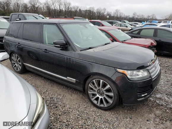 2014 Land Rover Range Rover Supercharged with VIN SALGS3TFXEA164568, listed as a Copart auction lot 86071614 with 80,711 mi miles and Clean Title. Bid and sale history available at carsss.com. Image 4.