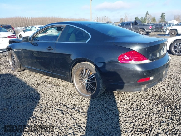 2006 BMW 6 Series 650Ci with VIN WBAEH13436CR50666, listed as a IAAI auction lot 41263683 with 1 mi miles. Bid and sale history available at carsss.com. Image 3.