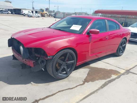 2013 Dodge Charger SE with VIN 2C3CDXBG7DH664953, listed as a IAAI auction lot 41661491 with 92,595 mi miles. Bid and sale history available at carsss.com. Image 2.