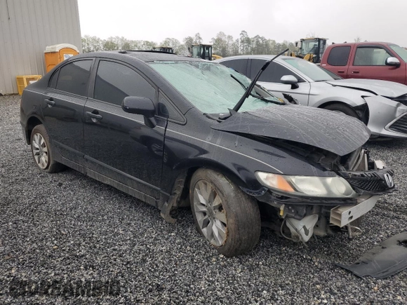 2011 Honda Civic EX-L with VIN 19XFA1F91BE010422, listed as a Copart auction lot 51214055 with 114,962 mi miles and Salvage Title. Bid and sale history available at DreamBid. Image 4.