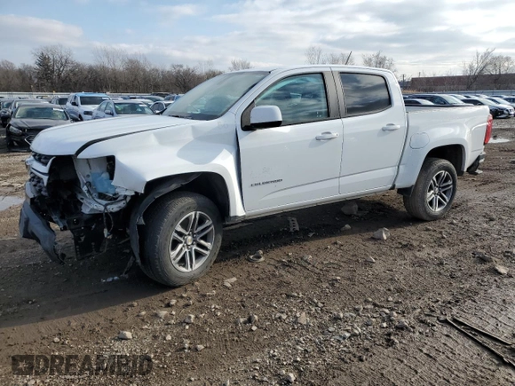 2022 Chevrolet Colorado 4WD LT with VIN 1GCGTCEN5N1244627, listed as a Copart auction lot 80997994 with 55,261 mi miles and Salvage title. Bid and sale history available at DreamBid. Image 1.