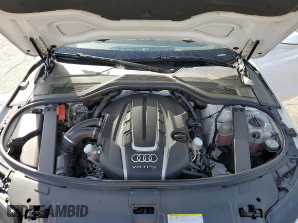 2013 Audi A8 L 4.0L with VIN WAUR2AFD2DN012478, listed as a Copart auction lot 49733565 with 115,323 mi miles and Salvage Title. Bid and sale history available at carsss.com. Image 11.