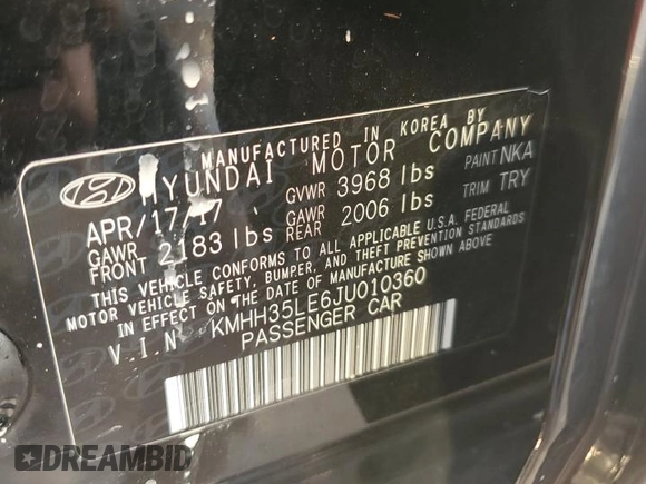 2018 Hyundai Elantra GT with VIN KMHH35LE6JU010360, listed as a Copart auction lot 73821434 with 70,843 mi miles and Non Repairable. Bid and sale history available at carsss.com. Image 13.