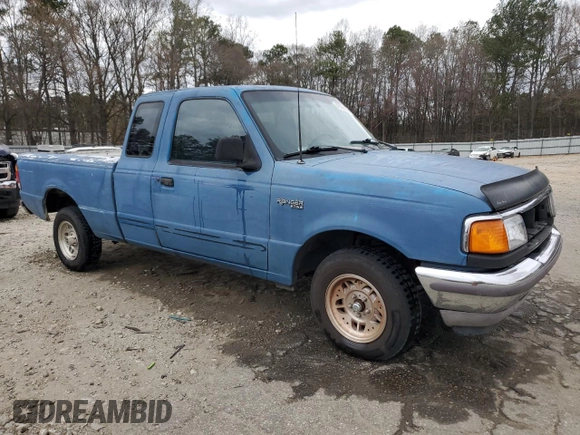 1993 Ford Ranger XL with VIN 1FTCR14A1PTA64939, listed as a Copart auction lot 49728005 with 64,609 mi miles and Salvage Title. Bid and sale history available at carsss.com. Image 4.