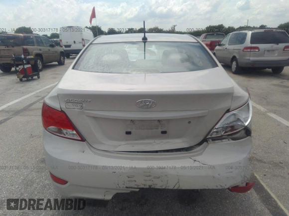 2016 Hyundai Accent SE with VIN KMHCT4AE3GU137129, listed as a IAAI auction lot 41695820 with 43,367 mi miles and . Bid and sale history available at DreamBid. Image 6.