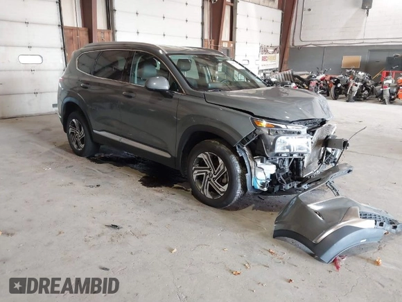 2022 Hyundai Santa Fe SEL with VIN 5NMS2DAJ5NH433161, listed as a IAAI auction lot 40953138 with 85,992 mi miles. Bid and sale history available at carsss.com. Image 1.