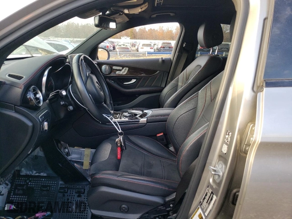 2019 Mercedes-Benz GLC with VIN WDC0J6EB9KF616624, listed as a Copart auction lot 78362484 with 39,518 mi miles and Salvage Title. Bid and sale history available at carsss.com. Image 7.