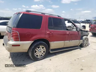 2004 Mercury Mountaineer Convenience z VIN 4M2ZU86K04ZJ53671, wystawiony jako Copart lot #54557315 z przebiegiem Nie podano mil oraz Szkoda całkowita • Salvage title. Historia ofert i sprzedaży dostępna na DreamBid. Obrazek 3.