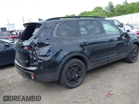 2024 Kia Telluride SX Prestige X-Pro with VIN 5XYP5DGC8RG520090, listed as a IAAI auction lot 42391085 with 9,513 mi miles and . Bid and sale history available at DreamBid. Image 4.